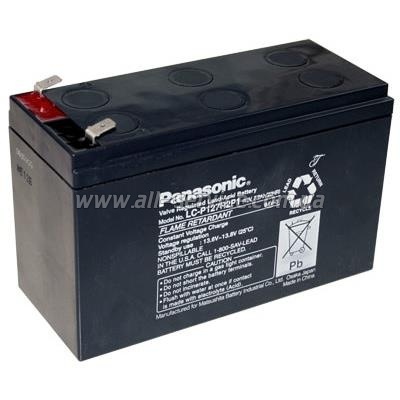 Аккумуляторная батарея Panasonic 12V 7.2Ah LC-P127R2P1 Аккумуляторная батарея Panasonic 12V 7.2Ah LC-P127R2P1