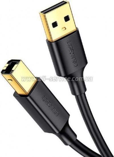 ������ ��� �������� USB 2.0 AM/BM 5.0m US135 black Ugreen (10352)