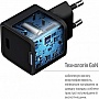 �������� ������� ColorWay GaN Mini 25W PD Port PPS USB-C black (CW-CHS052PD-BK)