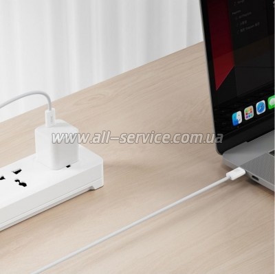 ���� ������ USB-C to USB-C 1.0m 60W white XO (NBQ273_C_White)