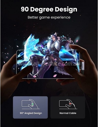 ���� ������ USB 3.0 AM to USB-C 1.0m 60W US385 Black Ugreen (20299)