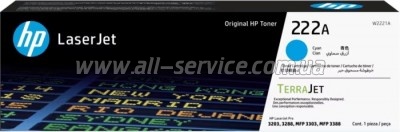 �������� HP 222A CLJ Pro 3203/ 3303 Cyan (W2221A)