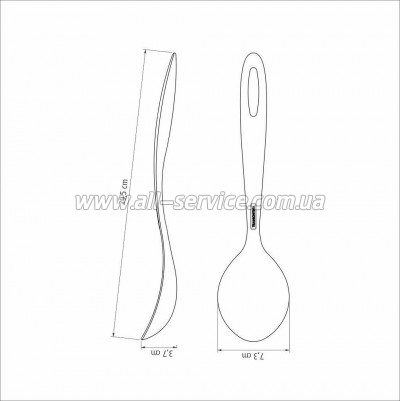 ����� ��������� Tramontina Ability Nylon Graphitic (25156/160)