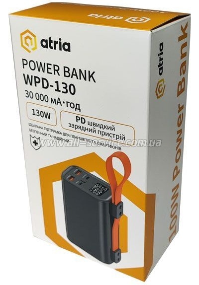 ������� ������������� Atria 30000mAh PD 130W (WPD-130)