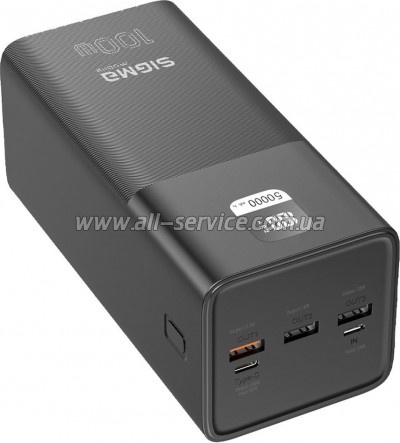 ������� ������������� Sigma X-power SI50A6QLX 50000mAh PD 100W black (4827798741313)
