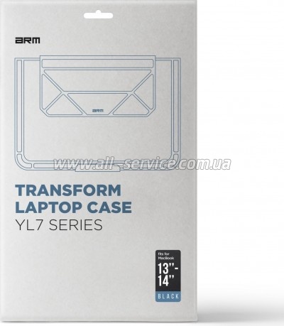 ����� ��� �������� Armorstandart 14" Laptop Sleeve Stand YL7 Black (ARM69065)