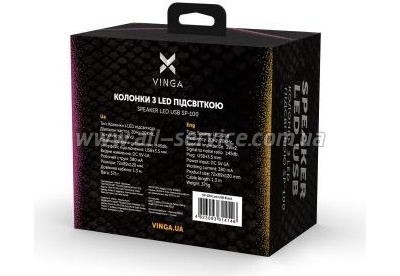   Vinga SP-100 LED USB Black