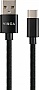 ���� ������ USB 2.0 AM to Type-C 1m nylon black Vinga (VCPDCTCNB1BK)