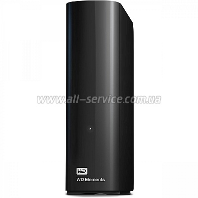 ��������� 6TB WESTERN DIGITAL Elements Desktop USB 3.0 Black (WDBWLG0060HBK-EESN)
