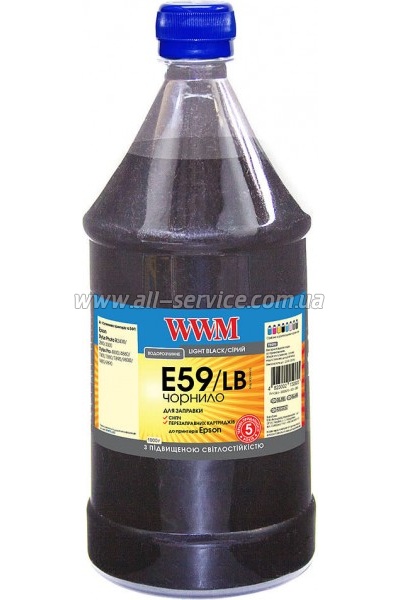 Чернила WWM для Epson Stylus Pro 7890/ 9890 (1000г) Light Black (E59/LB-4) Чернила WWM для Epson Stylus Pro 7890/ 9890 (1000г) Light Black (E59/LB-4)
