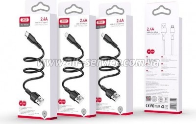 ���� ������ USB 2.0 AM to Micro 5P 1.0m black XO (NB230_M_Black)