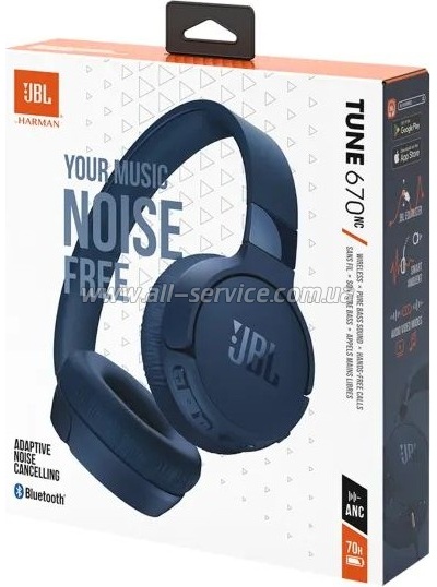  JBL Tune 670NC Blue (JBLT670NCBLU)