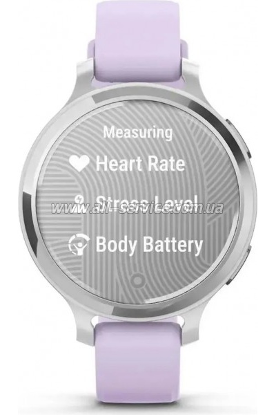 �����-���� Garmin Lily 2 Active, Silver/Jasmine Purple, Silicone, (010-02891-01)