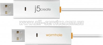 ���� ������ USB 2.0 AM/AM 1.8m Windows & Mac J5create (JUC400-N)