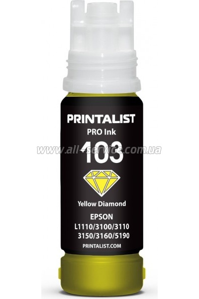  PRINTALIST Epson 103 Epson L3100/ L3110/ L3150 70 Yellow (PL103Y)