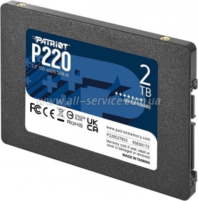 SSD 2.5" 2TB P220 Patriot (P220S2TB25)