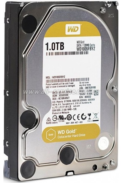  1TB WD HDD SATA 7200RPM 6GB/S/128MB GOLD (WD1005FBYZ)