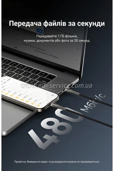 ���� ������ USB-C to USB-C 2.0m 5A nylon braided black Vention (CTYBH)