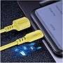 ���� ������ USB 2.0 AM to Micro 5P 1.0m soft silicone yellow ColorWay (CW-CBUM043-Y)