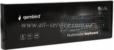  Gembird KB-MCH-03-UA USB Black (KB-MCH-03-UA)