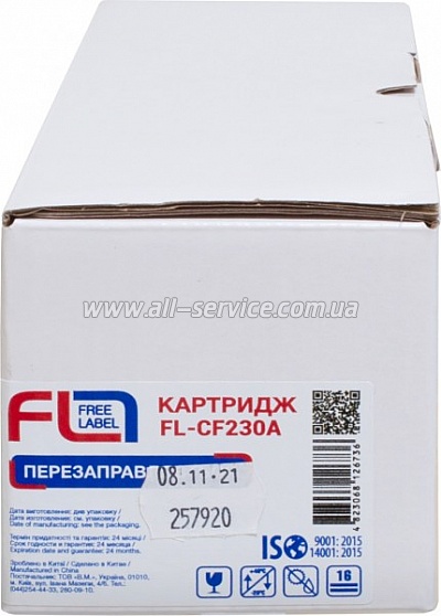 �������� Free Label Label HP 30A ������ CF230A (FL-CF230A)