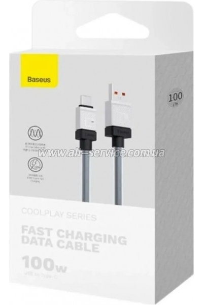 ���� ������ USB AM to USB-C 1.0m 5A 20V 100W black Baseus (CAKW000601)