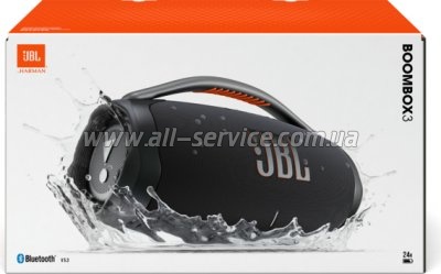   JBL Boombox 3 Black (JBLBOOMBOX3BLKEP)