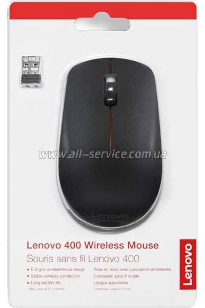  Lenovo 400 Wireless Black (GY50R91293)