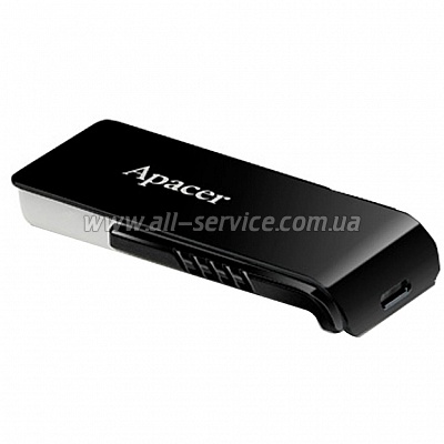������ Apacer 16GB AH350 Black RP USB3.0 (AP16GAH350B-1)