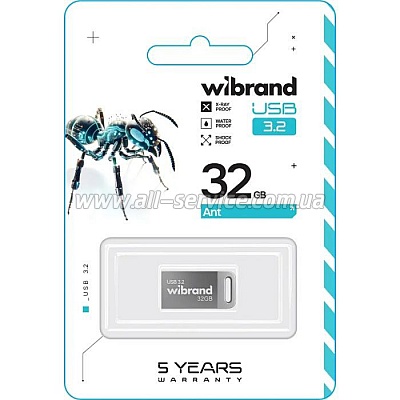  Wibrand 32GB Ant Silver USB 3.2 Gen 1 (USB 3.0) (WI3.2/AN32M4S)