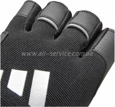    Adidas Wrist Wrap Training Gloves ADGB-15053 Black L (885652026222)