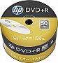 ���� HP DVD+R 4.7GB 16X 50�� (69305/DRE00070-3)