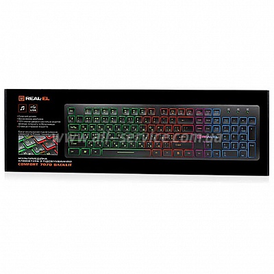  REAL-EL 7070 Comfort Backlit black