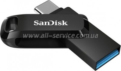  SanDisk 256 GB Ultra Dual Drive Go USB 3.0/Type-C Black (SDDDC3-256G-G46)
