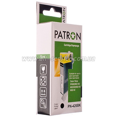 КАРТРИДЖ CANON CLI-426Bk (PN-426BK) BLACK PATRON КАРТРИДЖ CANON CLI-426Bk (PN-426BK) BLACK PATRON