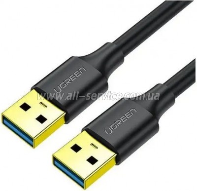 Дата кабель USB 3.0 AM/AM 3.0m US128 black Ugreen (90576) Дата кабель USB 3.0 AM/AM 3.0m US128 black Ugreen (90576)