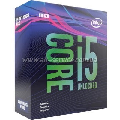  s-1151 Intel Core i5-9600KF 3.7GHz/9MB BOX (BX80684I59600KF)