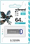  Wibrand 64GB Falcon Silver-Blue USB 2.0 (WI2.0/FA64U7U)