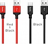 ���� ������ USB 2.0 AM to USB-C 1.0m 3A nylon black HOCO (6957531062868)