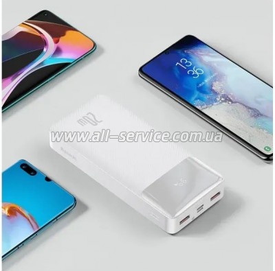 ������� ������������� Baseus Bipow 20000mAh PD 20W White (PPBD20K)