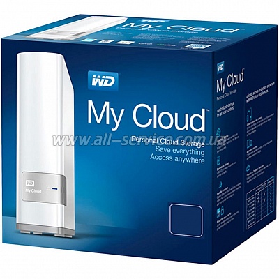    WD 8TB 10/1000 USB 3.0 My Cloud (WDBCTL0080HWT-EESN)