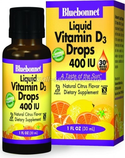  Bluebonnet Nutrition   D3 400IU,  , 30  (BLB-00372)