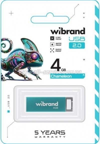  Wibrand 4GB Chameleon Light Blue USB 2.0 (WI2.0/CH4U6LU)