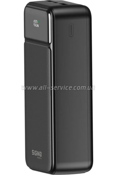 ������� ������������� Sigma X-power SI30A4QL 30000mAh PD 20W black (4827798787311)