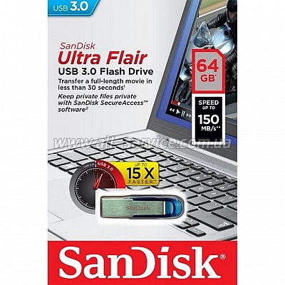  64GB SanDisk Flair (SDCZ73-064G-G46)