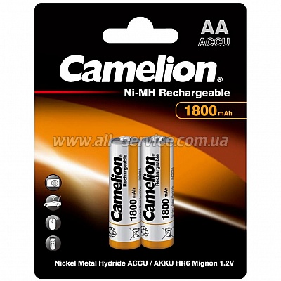  Camelion AA 1800mAh Ni-MH * 2 R6-2BL (NH-AA1800BP2)