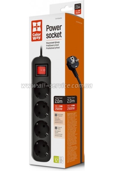 ������� ������ ColorWay CW-PSEA42BK / 2M black (CW-PSEA42BK)