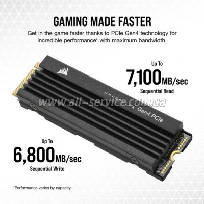  SSD M.2 2280 4TB MP600PRO LPX Corsair (CSSD-F4000GBMP600PLP)