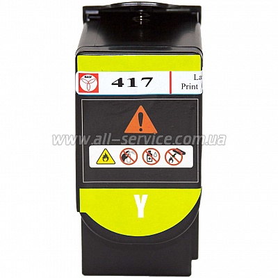  BASF Lexmark CS417dn  71B0H40 Yellow (BASF-KT-71B0H40)