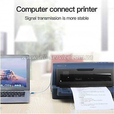 ������ ��� �������� USB 2.0 AM/BM 5.0m black Vention (COQBJ)